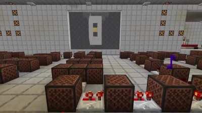 Still Alive (Portal) with Note Blocks in Vanilla Survival Minecraft