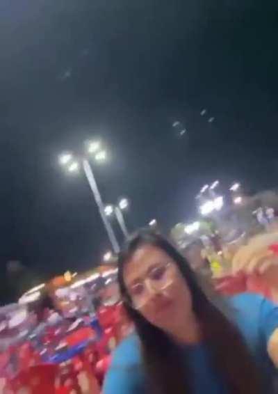 Annoying uncle with a balloon.