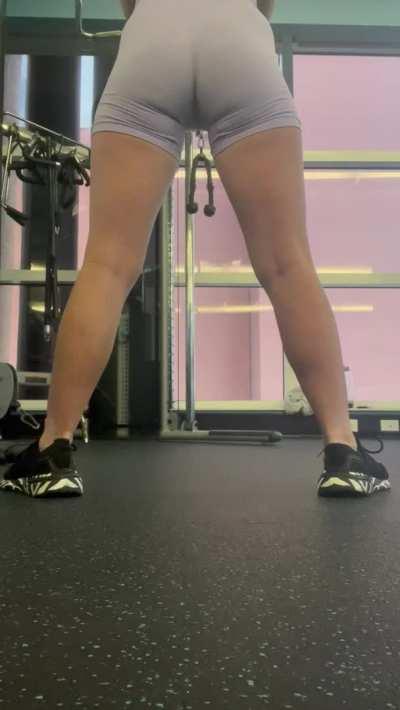 The real squatting is after the workout :) [f]