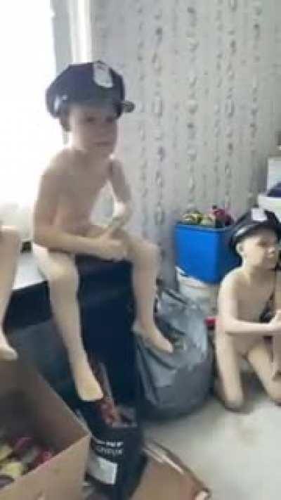 I visited a house for sale today, and this is what was inside