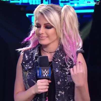 She loves her dreads 🙂