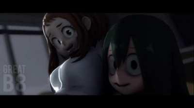 Tsuyu Asui vs Uraraka Ochako (GreatB8)[mha]