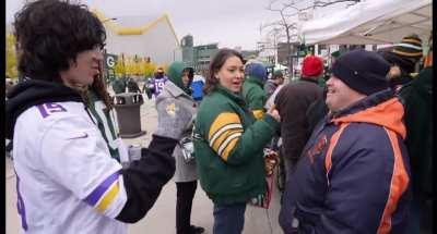 To talk shit to a bears fan..