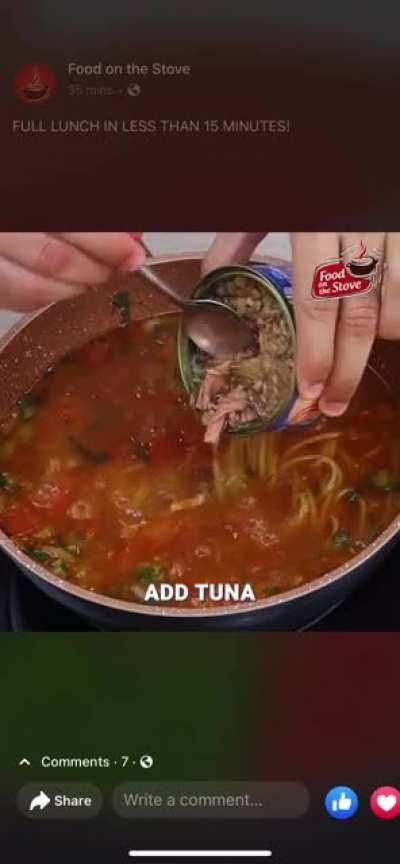 Tuna Noodle Upchuck 🤮