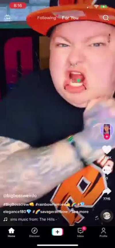 Oh boy, I bet he is scared.