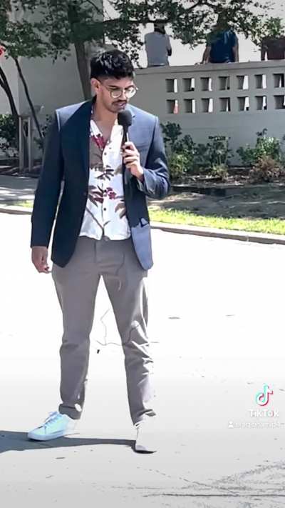 Street Interview… literally