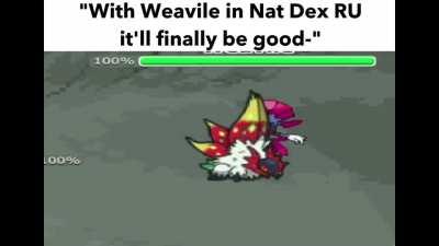 How low will Weavile go