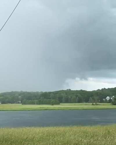 Lightning hits water