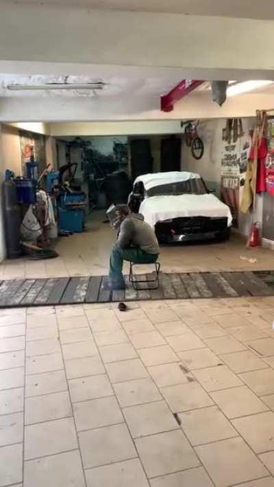 This was calculated, executed, and filmed to perfection