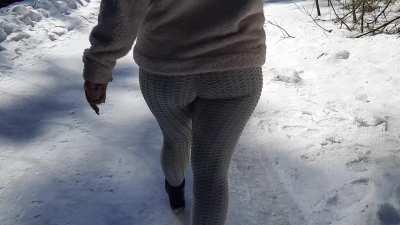 It's just my muscular, massive legs and big, juicy, rocking ass during a trip in the mountains. Kisses