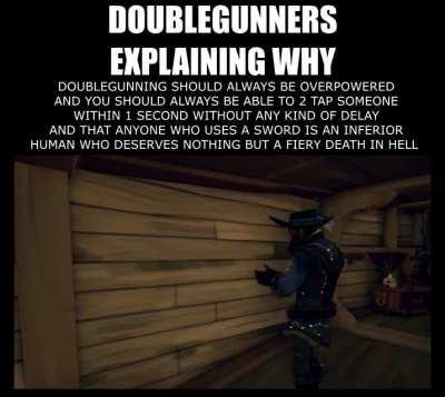THIS IS A JOKE, (most) DOUBLEGUNNERS ARE NOT LIKE THIS