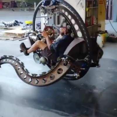 Steampunk Gyroscopic Motorcycle