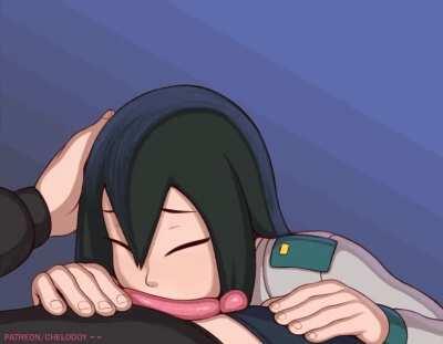Froppy doing a good job (My hero academia - Tsuyu)