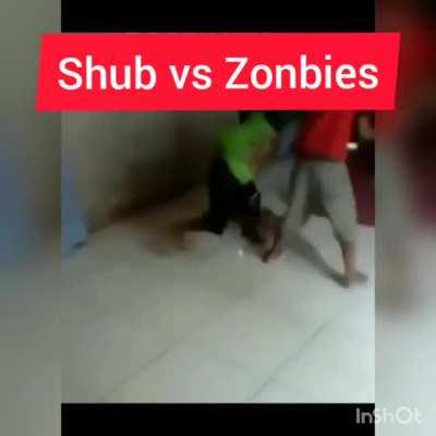 When shub is too much annoyed with zombies in RE games