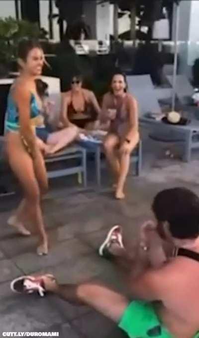 pools brings out the best party girls