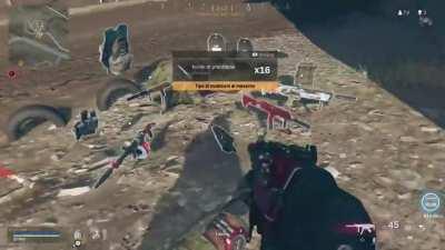 Hey someone wants a fight and he isnt camping