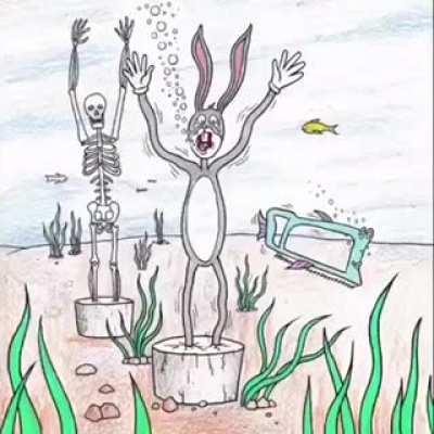 Flag of the reason I clawed my eyes out