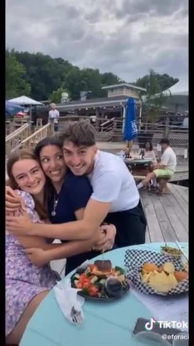 Reunion after a long time apart