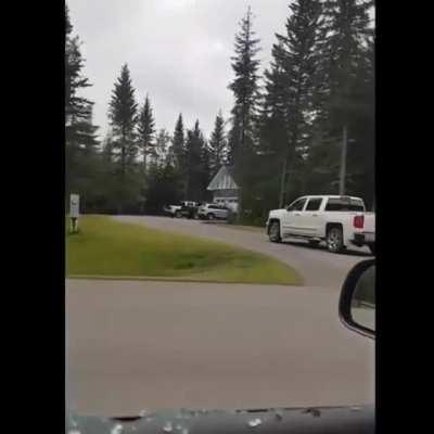 Crazy boomer has a tantrum