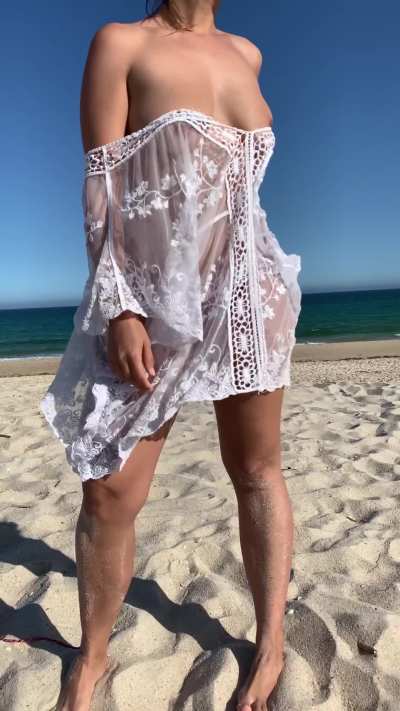 how often do you see titties at the beach