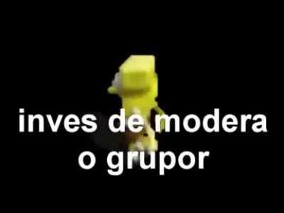 Modera o grupo porra