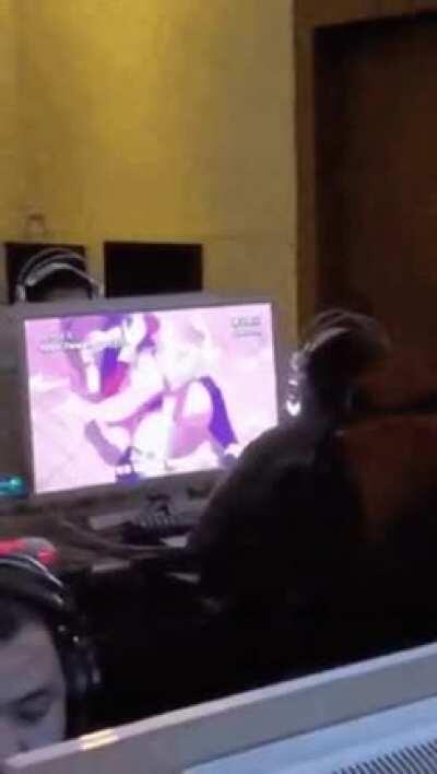 DasBabe spotted at local public library