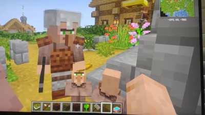 What are these villagers agreeing on?