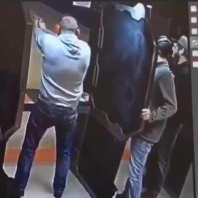 Guy at gun range nearly kills a guy