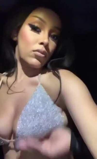 I wish I could touch her boobs (@dojocat)