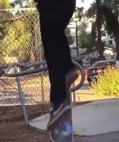HMB while I hit this skateboard trick.