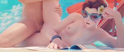 D.va on her summer vacation (Yeero3D)