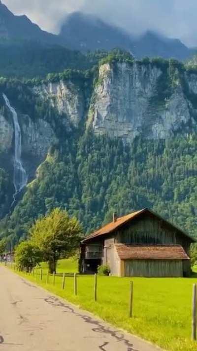🔥 Waterfall in Switzerland 🔥
