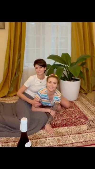 The mother somehow looks younger than her child.