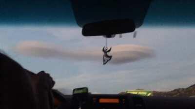 The day was September 30 2018. I saw this cloud. Thought I’d show it.