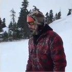 If you’ve never seen snowboarding, this is the proper way to ride.