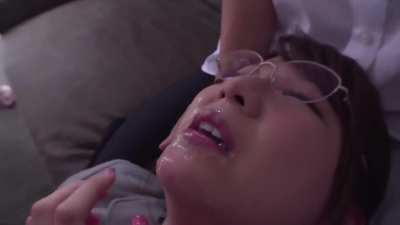 Nanaho Kase has a strange fetish, but she didn't expect her coworker to have called his buddies to use her: PART 8