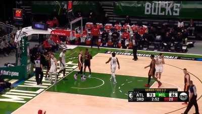 [Highlight] Bobby Portis is the kind of guy that gives his opponent a high five when he makes a good defensive play even in game 5 of the ECF