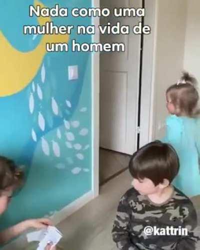 caption: nothing like a woman in a man's life