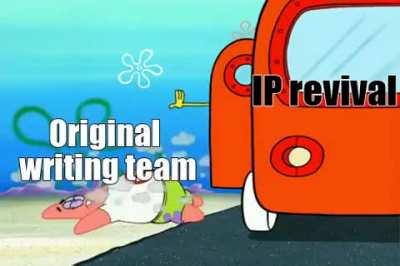 When brining back an IP as a continuation or something, they leave out a crucial team.