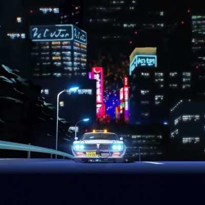 NIGHTRIDER 妖獣都市, inspired by Akira & Wicked City (Made in Blender)