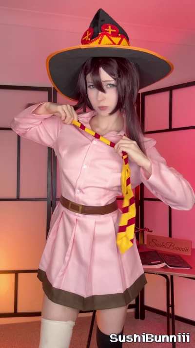 Wanna study some explosion magic? (Megumin Cosplay by me)