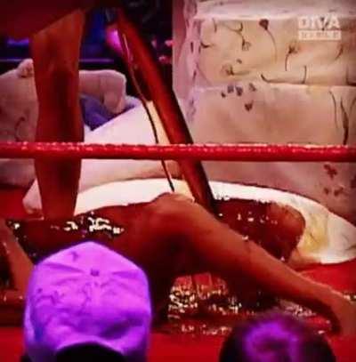 Forever grateful to Stacy for having done this. Terri's daughter must be proud of her mommy getting covered in what looks like sewage in front of the world.