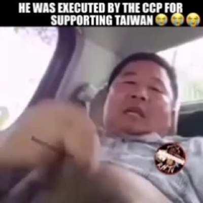 Asian man killed by ccp for supporting Taiwan 😔😔😔