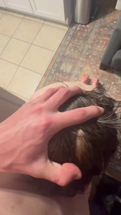 he's such a good boy when he's on his knees