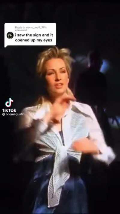 Open your eyes. The sign is coming.