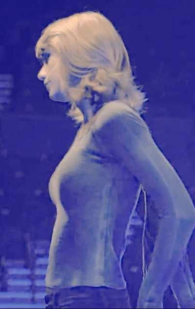 Stroke for Taylor's perfect, heavenly tits. Honor them