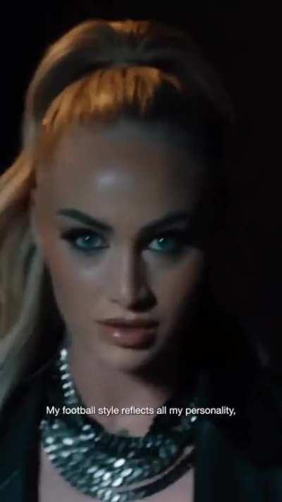 Alisha Lehmann commercial shoot with MJ Jones 💎