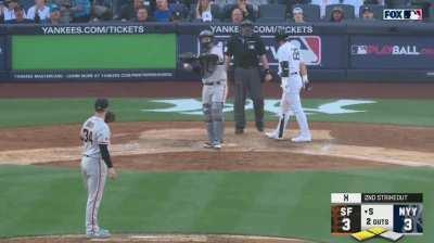 [Highlight] Josh Donaldson called for a K on a pitch that was outside to say the least