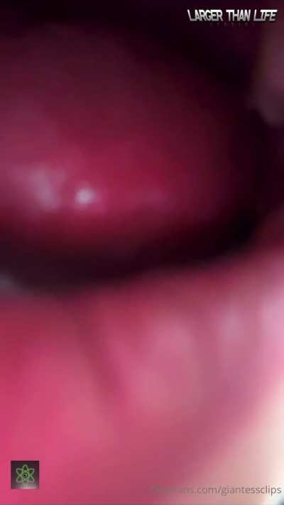 Giantess Erika swallows you whole! 🤯