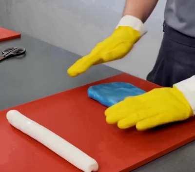 creation of homemade candies